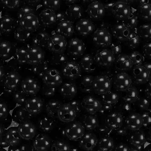 Dystrybutor kufer Koraliki perłowe 14 mm (4szt) czarny