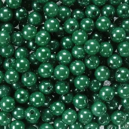 Dystrybutor kufer Koraliki perłowe 14 mm (4szt) zielony
