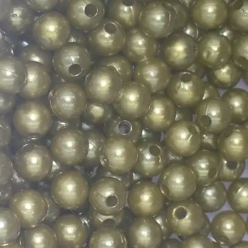 Koraliki perłowe 14 mm (4szt) Złoty