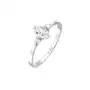 Elli Elli Pierścień Damski pierścionek zaręczynowy owalny z kryształami cyrkonii w srebrze próby 925 Sterling Silver ring 1.0 pieces Sklep