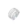 Elli pierścień damski zestaw pierścionków minimal trendy bloger basic w srebrze próby 925 sterling silver ring 1.0 pieces Elli Sklep
