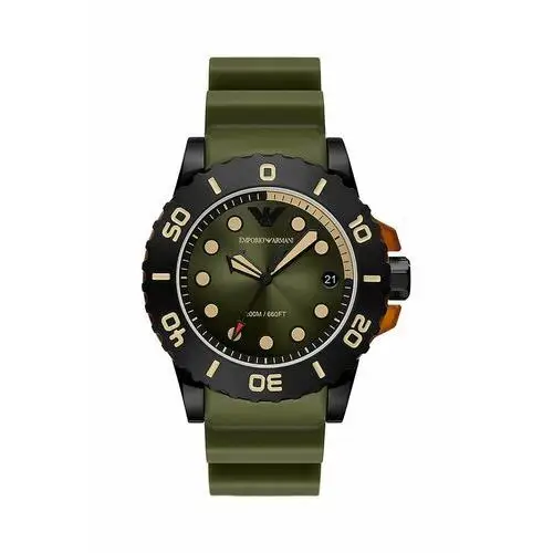 Emporio Armani zegarek męski kolor zielony, AR11540