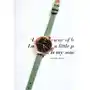 Ernest Damski zegarek na cienkim pasku zielony Sklep