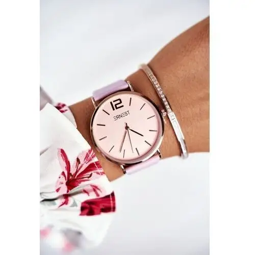 Damski zegarek pudrowy róż sandmill Ernest