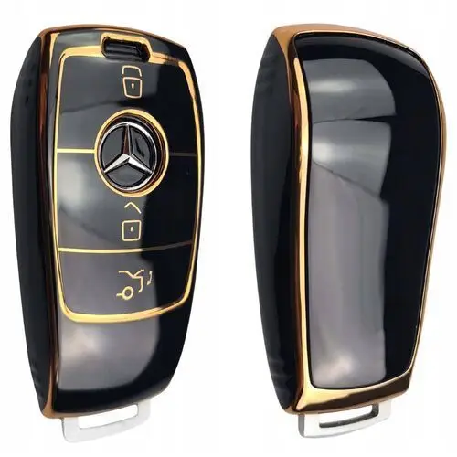 Etui Na Kluczyk Pilot Mercedes Czarna Miedź Premium Amg