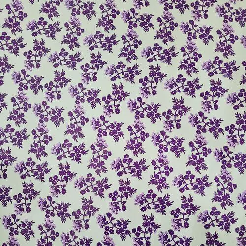 Papier beżowy fiolet kwiaty do 57cmx2m 2m207 Fastima marcin wajda