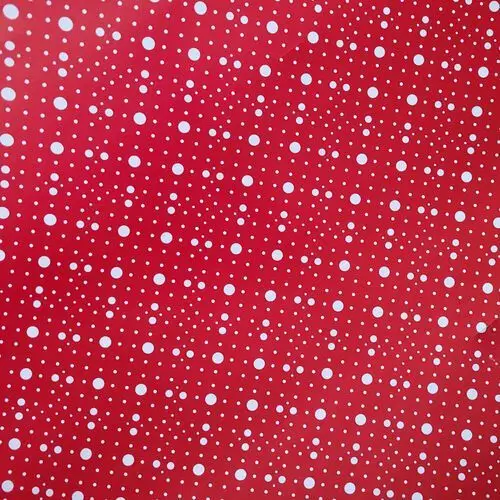 Fastima marcin wajda Papier czerwony kropki do prezentów 57cmx20m 20m246