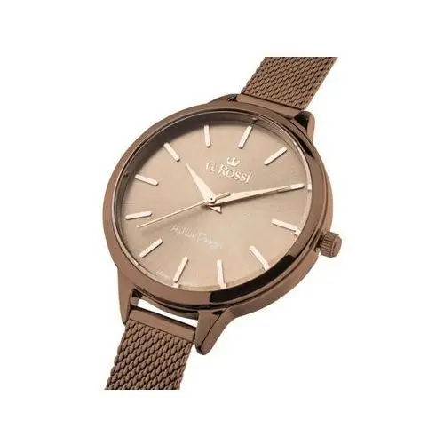Brązowy DAMSKI zegarek na bransolecie 2