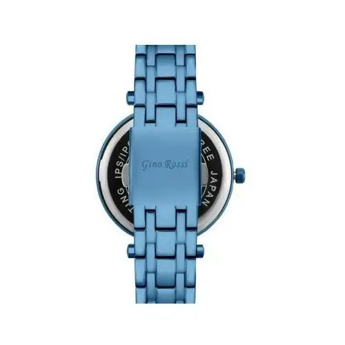 Niebieski DAMSKI zegarek z czarną tarczą 2