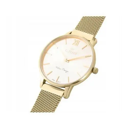 Gino rossi Elegancki zegarek damski z siateczkową bransoletą 3