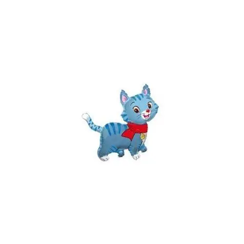 Godan balon foliowy piękny kotek 91 cm niebieski