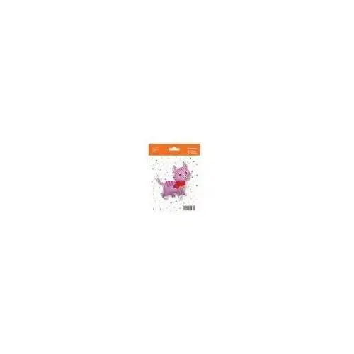 Balon foliowy piękny kotek różowy Godan