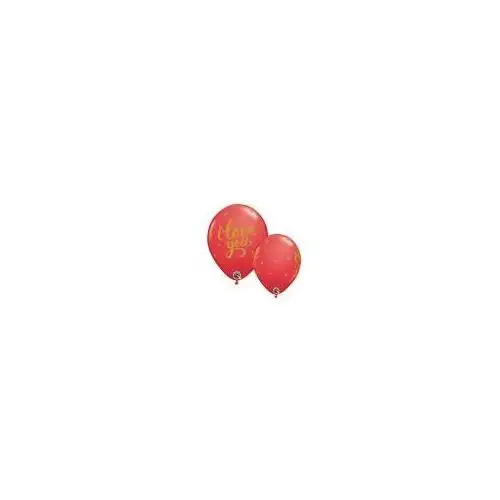 Godan Balon i love you czerwony 18cm 25szt