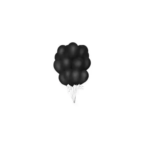 Godan balony beauty&charm pastelowe czarne 50 szt