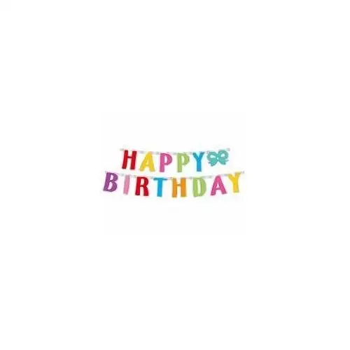 Girlanda papierowa happy birthday 160x14 cm Godan
