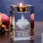 Gorejące Serce 3D • personalizowany świecznik 3D • Pamiątka Religijna Sklep
