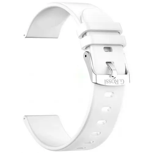 Pasek silikonowy do smartwatcha sw010 biały gr22-5 G.rossi