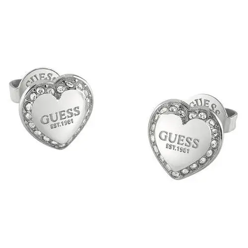 Kolczyki , jube01427jwrht/u, fine heart Guess 3