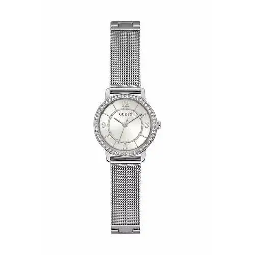 Guess zegarek damski kolor srebrny 2