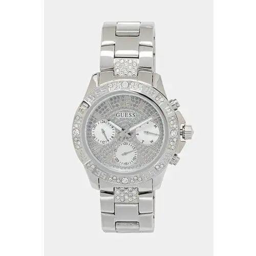 Guess zegarek damski kolor srebrny GW0771L1