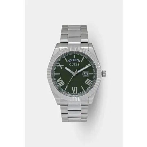 Guess zegarek męski kolor srebrny GW0265G10