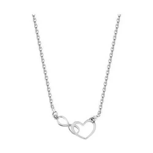 Naszyjnik srebrny - nieskończoność - hearts Hearts - biżuteria yes