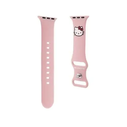 Hello kitty Pasek do apple watch 42/44/45/49mm silicone kitty head różowy hkawlschblp