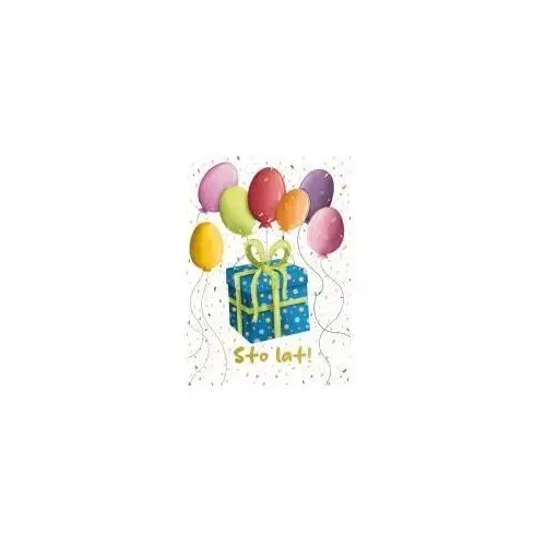 Karnet b6 prezent z balonami Henry