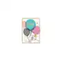 Karnet b6 urodziny - balony brokat Henry Sklep