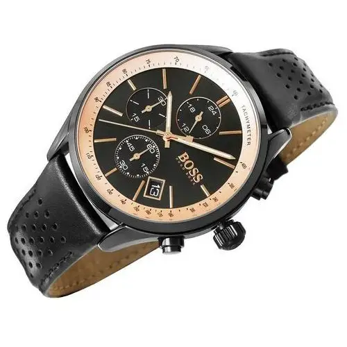 Hugo boss Zegarek męski 1513550 grand prix chronograph (zh003e) 5