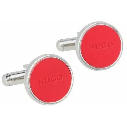 Hugo E-Color1 Spinki do mankietów Stal nierdzewna 1.5 cm open pink, kolor różowy