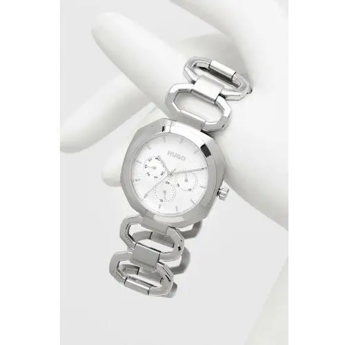 HUGO zegarek damski kolor srebrny, 1540149