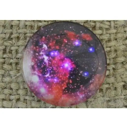Inna (inny) [046284] kaboszon z obrazkiem 16mm galaxy purpurowy