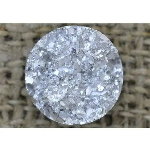 Inna (inny) [802490] kaboszon druzy okrągły 12mm srebrny 6szt