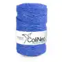 Inny producent Colinea/sznurek bawełniany z bawełnianym rdzeniem, pleciony, 5mm, 100m, ciemny niebieski ze srebrną nitką Sklep