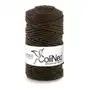 Colinea/sznurek bawełniany z bawełnianym rdzeniem, pleciony, 3mm, 100m, ciemny brązowy Inny producent Sklep