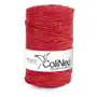 Inny producent Colinea/sznurek bawełniany z bawełnianym rdzeniem, pleciony, 5mm, 100m, czerwony ze złotą nitką Sklep