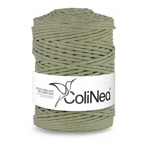 Colinea/sznurek bawełniany z bawełnianym rdzeniem, pleciony, 3mm, 200m, oliwkowy Inny producent