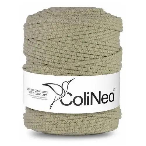 Colinea/sznurek bawełniany z bawełnianym rdzeniem, pleciony, 5mm, 200m, jasny beżowy Inny producent