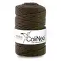 Colinea/sznurek bawełniany z bawełnianym rdzeniem, pleciony, 5mm, 100m, ciemny brązowy Inny producent Sklep