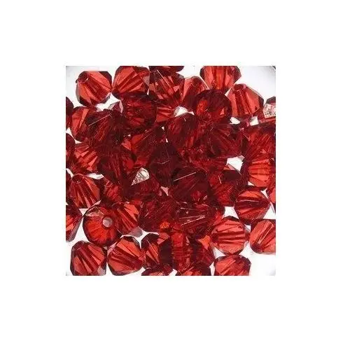 Inny producent Kryształki diament czerwone 6mm 100szt