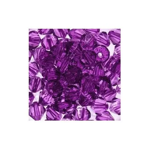 Kryształki Plastik Diament Lawenda 14mm 8szt, kolor fioletowy