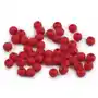 Kule plastikowe matowe czerwone 6mm 40szt Inny producent Sklep