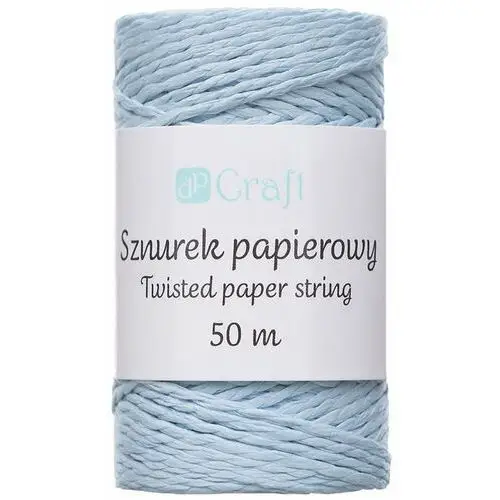 Sznurek Papierowy Skręcany Niebieski, Craft 50 M, Dp Craft