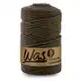 Inny producent Was/sznurek bawełniany z poliestrowym rdzeniem, pleciony, 5mm, 100m, ciemny brązowy Sklep