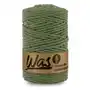 Inny producent Was/sznurek bawełniany z poliestrowym rdzeniem, pleciony, 5mm, 100m, khaki Sklep