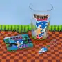 Zestaw prezentowy sonic the hedgehog: szklanka, podkładka, brelok Inny producent Sklep