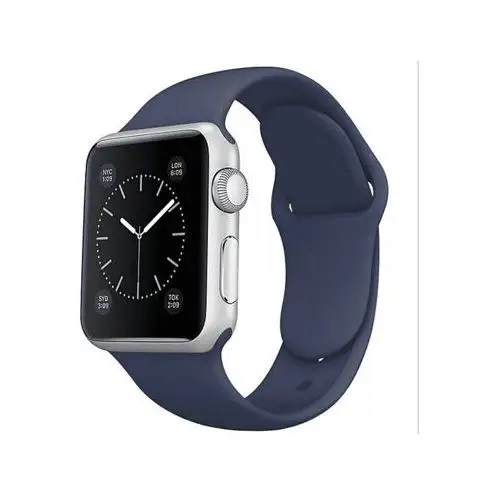 Pasek do apple watch 42/44/45mm ciemnoniebieski sp674 Inoly