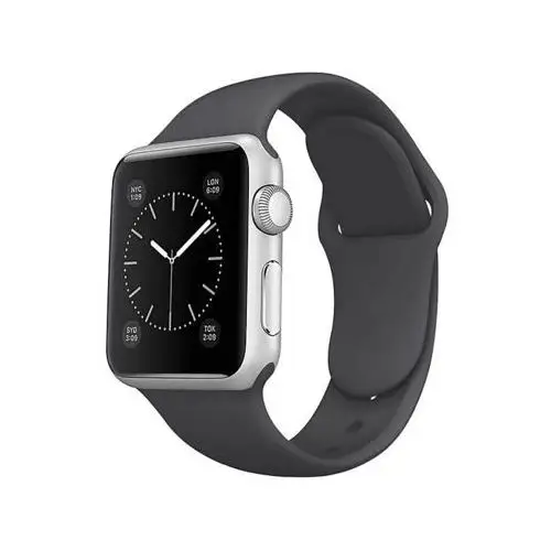 Pasek INOLY do Apple Watch 42/44/45mm Ciemnoszary SP667, kolor szary