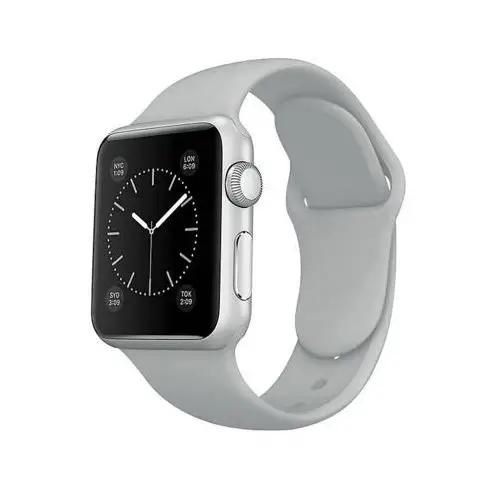 Pasek INOLY do Apple Watch 42/44/45mm Jasnoszary SP668